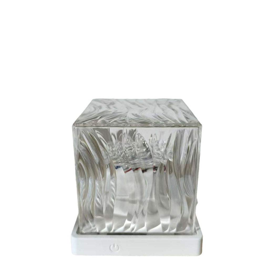 Aurora Projector Lamp Cube Northern Lights Dynamic Water Wave Light Remote Xmas